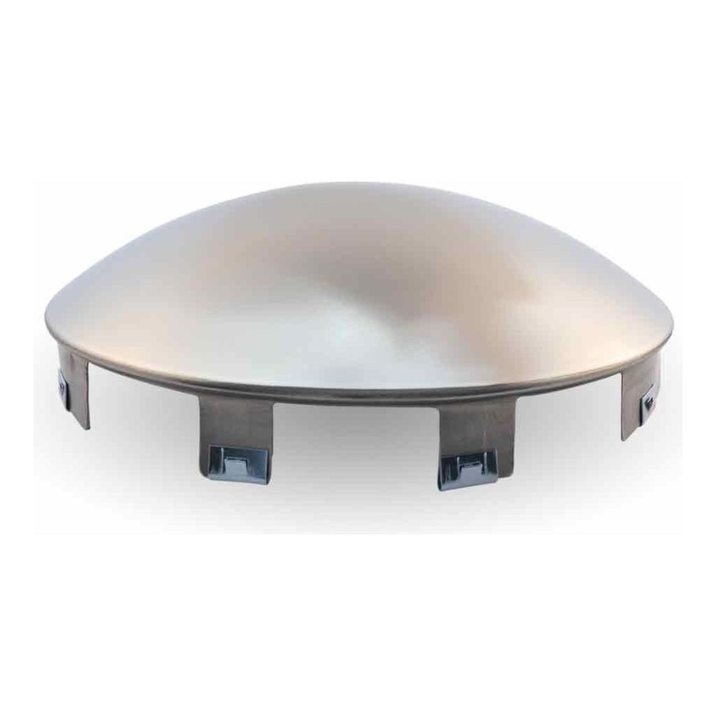 THUB-5NSS 5 Notch Dome Front Hubcap  Stainless Steel