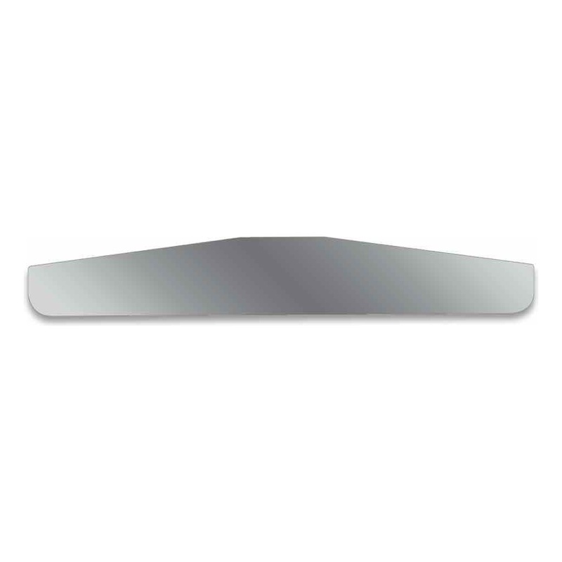 TU-9242 24 Angled Bottom Mud Flap Weight  Welded | Chrome