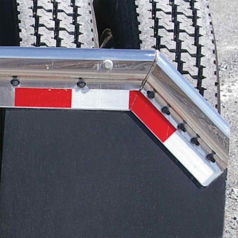 TU-9250 Angled Reflector Strip with 3M Reflector  Aluminum