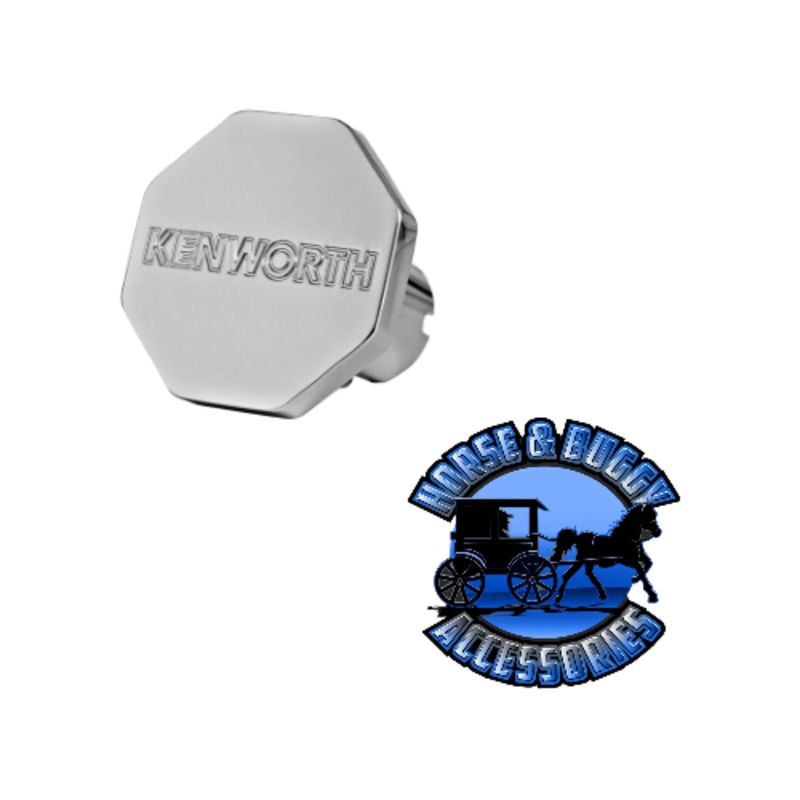 CK-KW2-O KENWORTH NAME OCTAGON KNOB