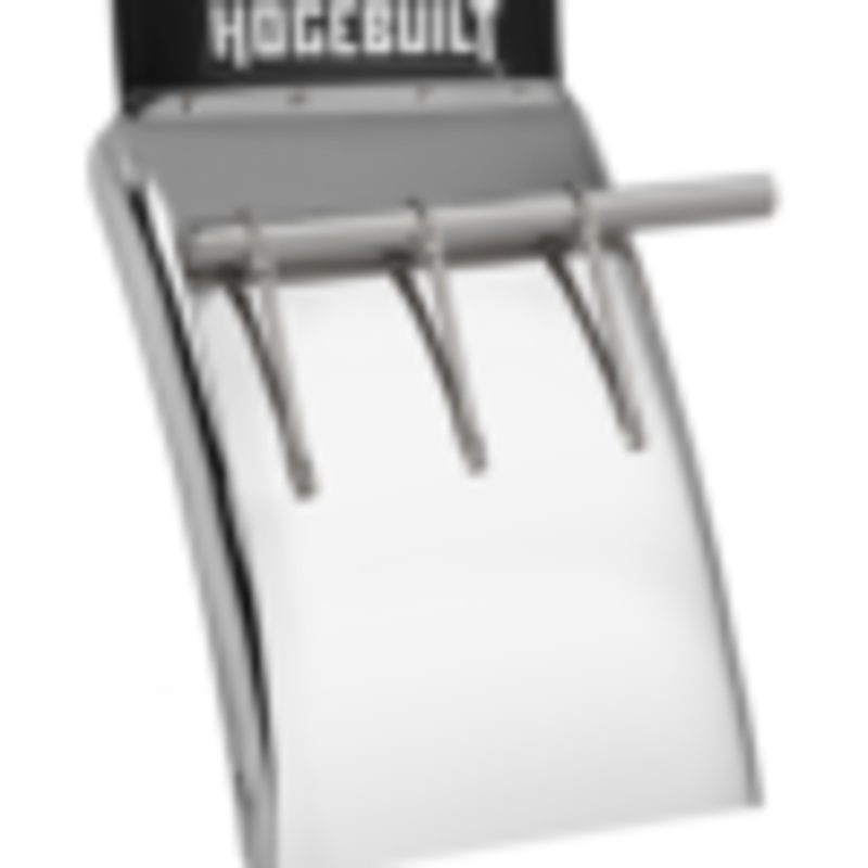 H-JL100424 34” (304SS) QUARTER FENDER KIT W/TUBE BRACKET STLYE (PAIR)