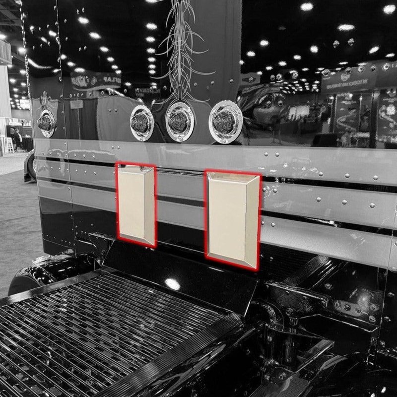 IC160020-14  Peterbilt 589 Sleeper Vent Covers – Adhesive Mount