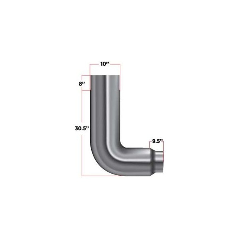 TEL-10 90 Elbow  10 Reduced to 5 Diameter