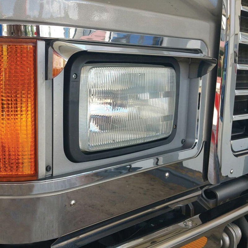 TM-1203 Mack CH Single Headlight Visors (All Years)