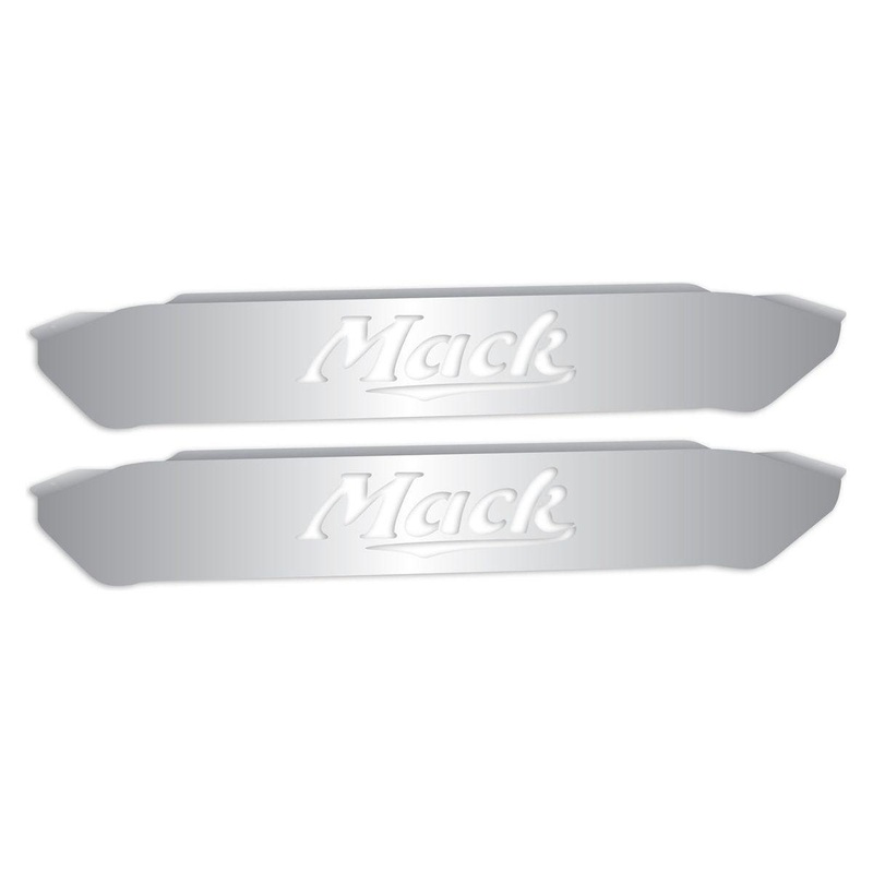 TM-1418 MACK Door Kick Plates (All Years)  Mack Logo Cutout