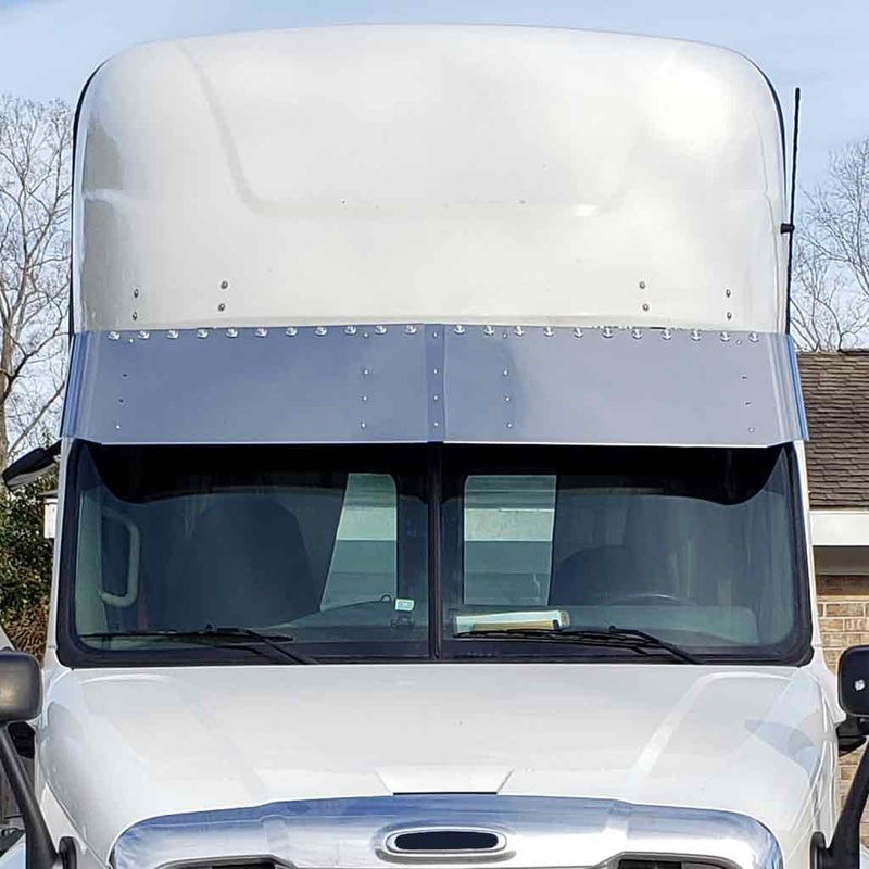TSUN-F37 Freightliner CASCADIA 16 Day Cab Sun Visor (2008-2014)  22 x 3/4 Holes