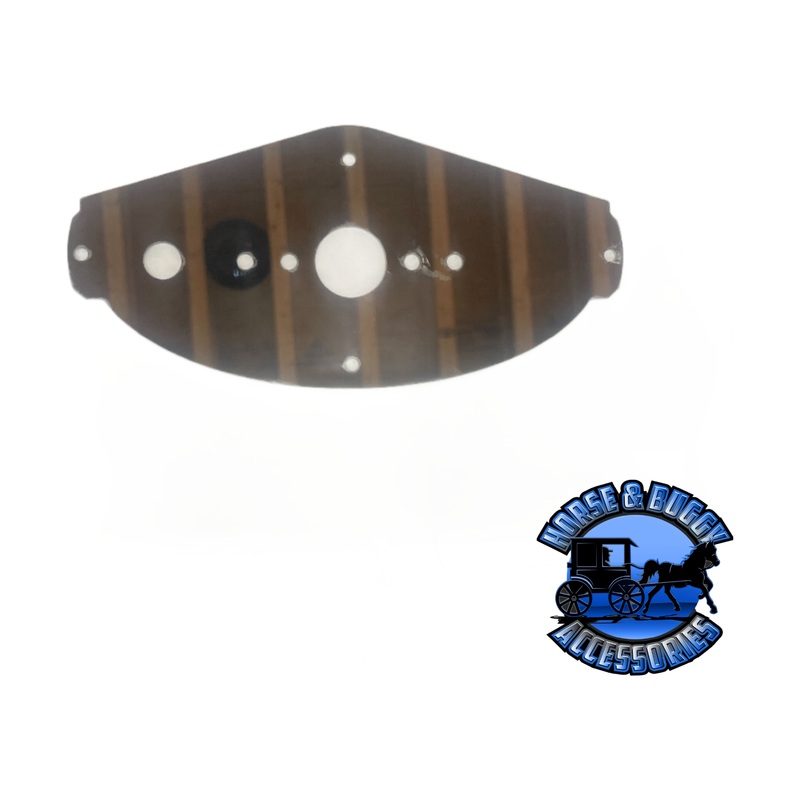 #1021 Freightliner cascadia 2008 – 2018 above door dome light plate (1) watermelon light hole – (1) toggle switch hole stainless 304