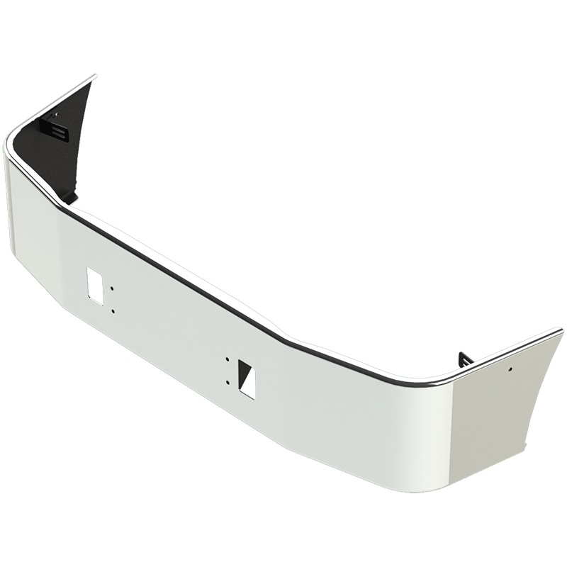 E-CL-0010-17 18” FREIGHTLINER SET BACK AXLE BUMPER W/ BOLT & TOW HOLES (1996-2004)