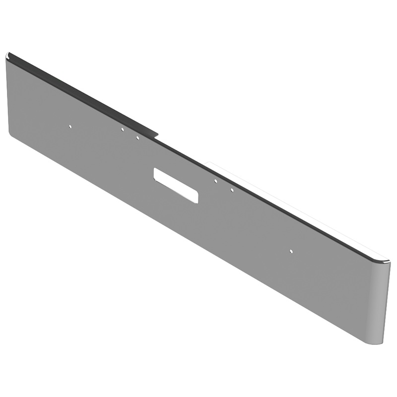 E-CV-0010-06 18” FREIGHTLINER CLASSIC XL ROLLED BUMPER W/ BOLT & TOW HOLES (2002-2007)