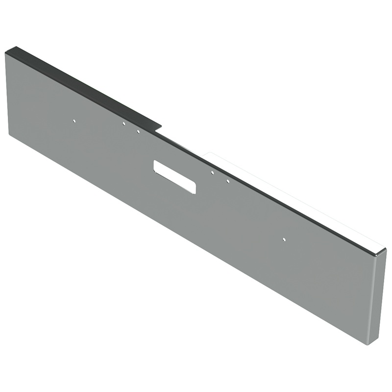 E-CV-0010-51 20” FREIGHTLINER BOXED BUMPER W/TOW & BOLT HOLES