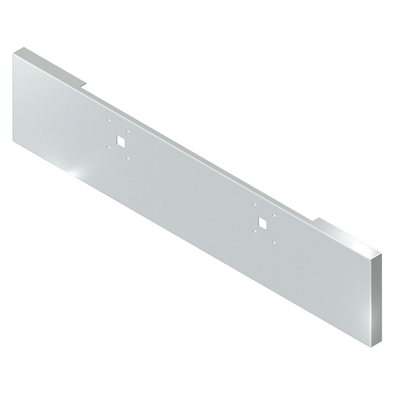 E-ER-0010-51 20” INTERNATIONAL 9900 BOXED BUMPER W/TOW & BOLT HOLE (2000+)