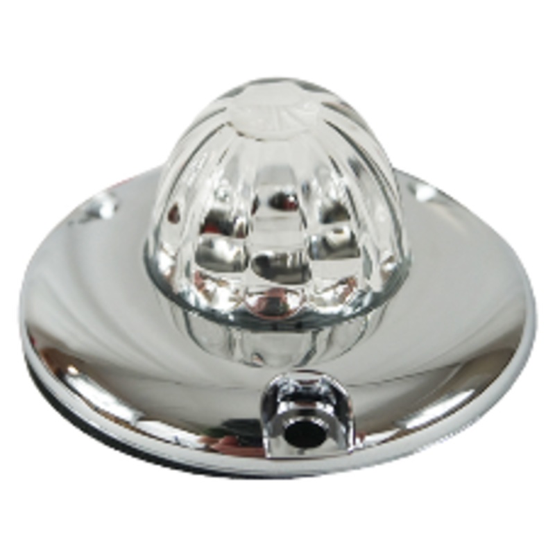 Legendary 1-1/2 Inch Watermelon Light W/ Flat Bezel – Purple LED / Clear Glass Lens 11002CP-3