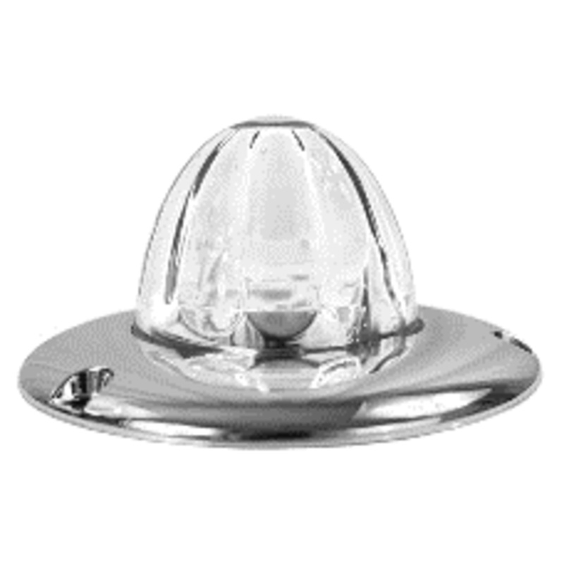 Legendary 3 Inch Watermelon Style Light W/ Flat Bezel – Green LED / Clear Glass Lens 23003CG-3