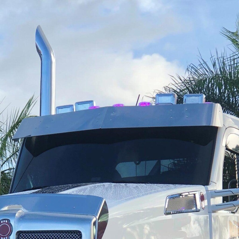 TSUN-K23 11 1/2 Kenworth T680-T880 Low Roof Sunvisor