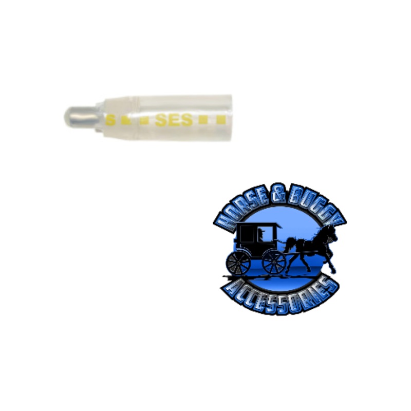 UP-98134 22-14 AWG CS Closed-End Heat Shrink Connector – Clear w/ Blue Dash, 5 Pcs.