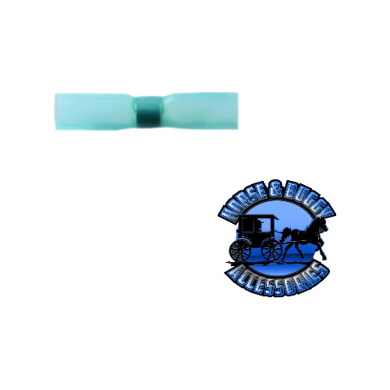 UP-98148 22-18 AWG SS Heat Shrink Butt Connector – Red, 5 Pcs.