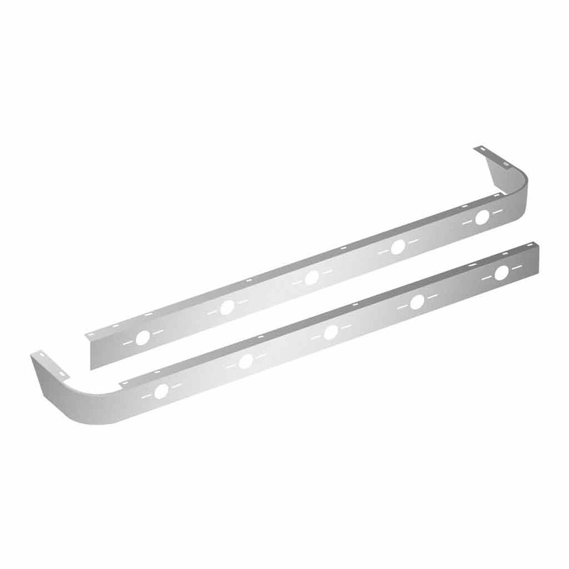 Peterbilt 389 70 Sleeper Panel for Extender with 10 Slotted Light Holes (2007 – 2011)