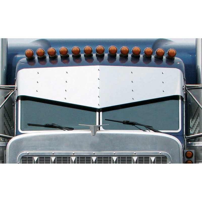 TSUN-P3 16 Slammed Stainless Steel Peterbilt 379 Sunvisor