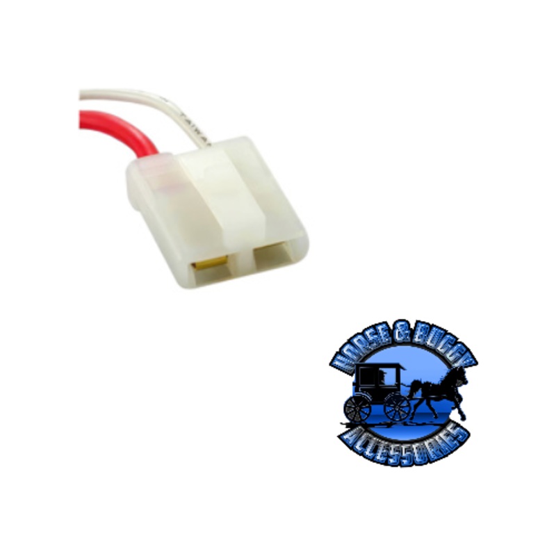 UP-98337 2-Wire GM Alternator Connector for Transistorized Alternator w/ Internal Voltage Regulator 1971+, 1 Pc.