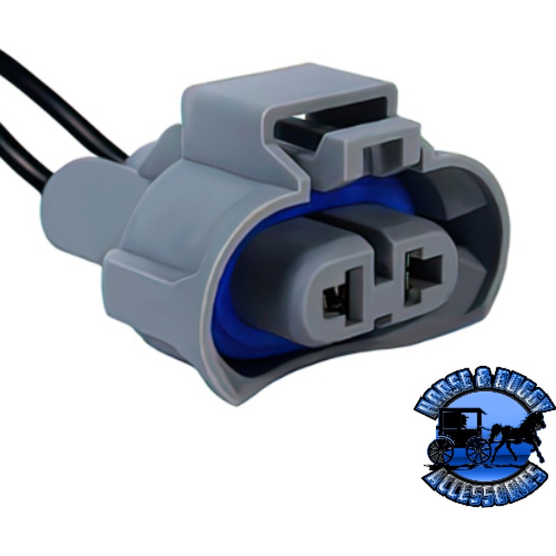 UP-98345 2-Wire Universal H9 Halogen Bulb Connector, 1 Pc.