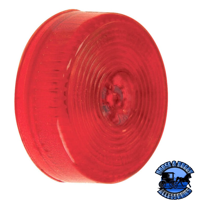 146R Incandescent Marker/ Clearance, PC-Rated, Round, 2, red, poly bag