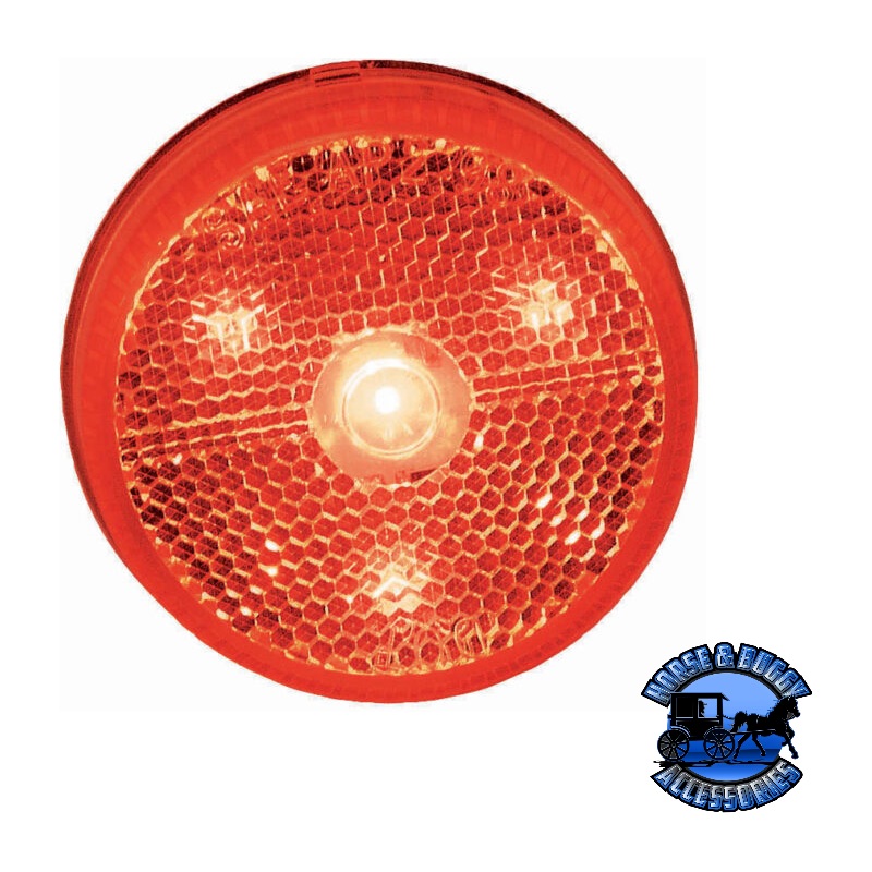 173R 2.5 Red LED Marker/ Clearance, P2, Round, w/ Reflex