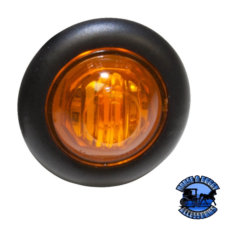 181KA .75 Amber LED Marker/ Clearance, PC-Rated, Round, Kit