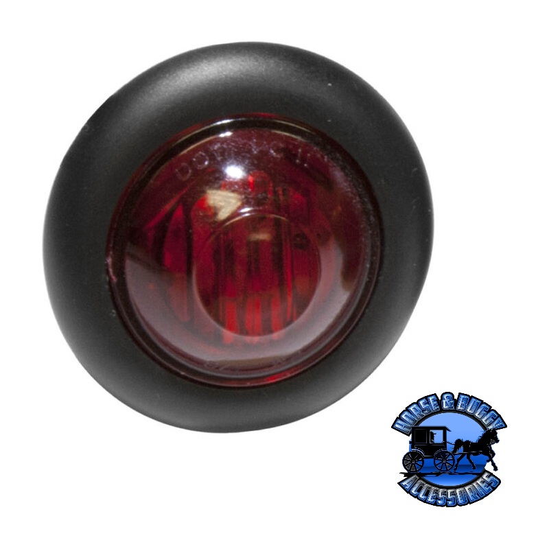 181KR .75 Red LED Marker/ Clearance, PC-Rated, Round, Kit
