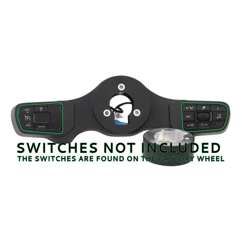 #9505 For Kenworth and Peterbilt trucks (2023 newer)-Must use classic SCI Wheel 18 only -Does not include switches -Includes Hub Adapter