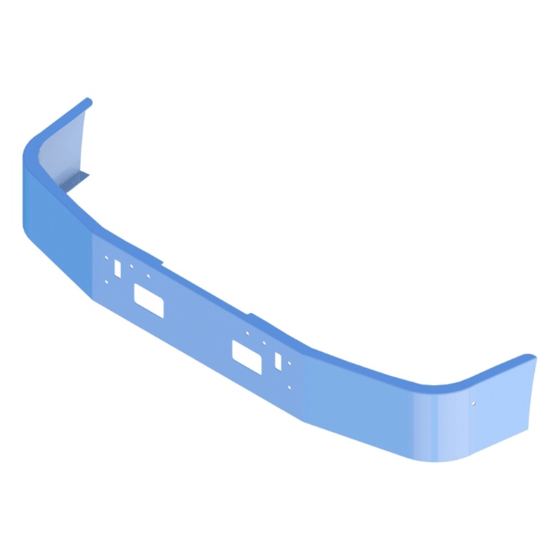 E-CI-0101-15 12” FREIGHTLINER FLD 112 & FLD 120 SET BACK AXLE BUMPER W/ BOLT & TOW & STEP HOLES