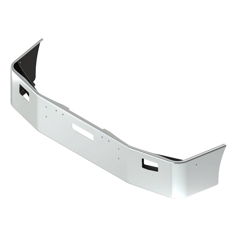 E-CI-2001-16 16” FREIGHTLINER SET BACK AXLE BUMPER W/ BOLT & TOW & FOG LIGHT HOLE (1989 & NEWER CONVENTIONAL)