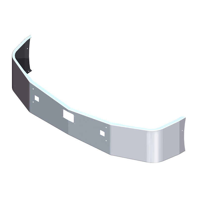 E-HZ-0010-17Y-V4 18” PETE 579 BUMPER SET BACK AXLE W/ BOLT & TOW HOLES & WARNING DEVICE HOLE