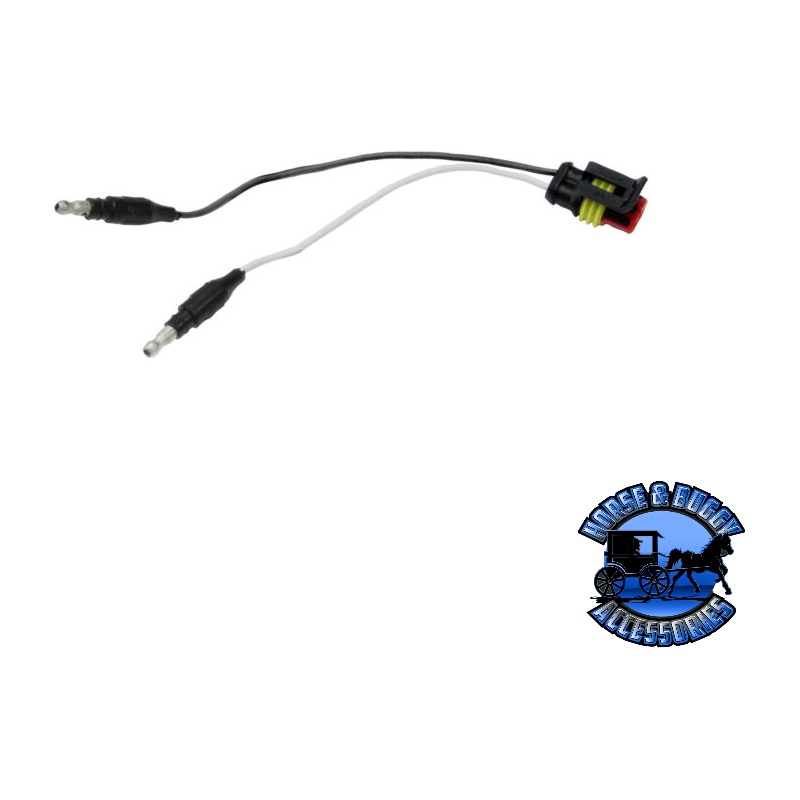 #192-492 Plug, LED 2-Wire, Hard-Shell, w/ 2 .180 Bullets