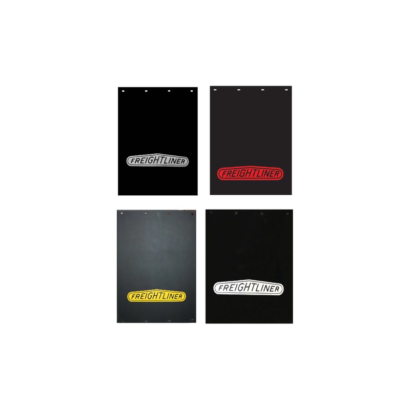 3/8” FREIGHTLINER  BLACK RUBBER MUDFLAP  (24” X 30”) CHOOSE COLOR