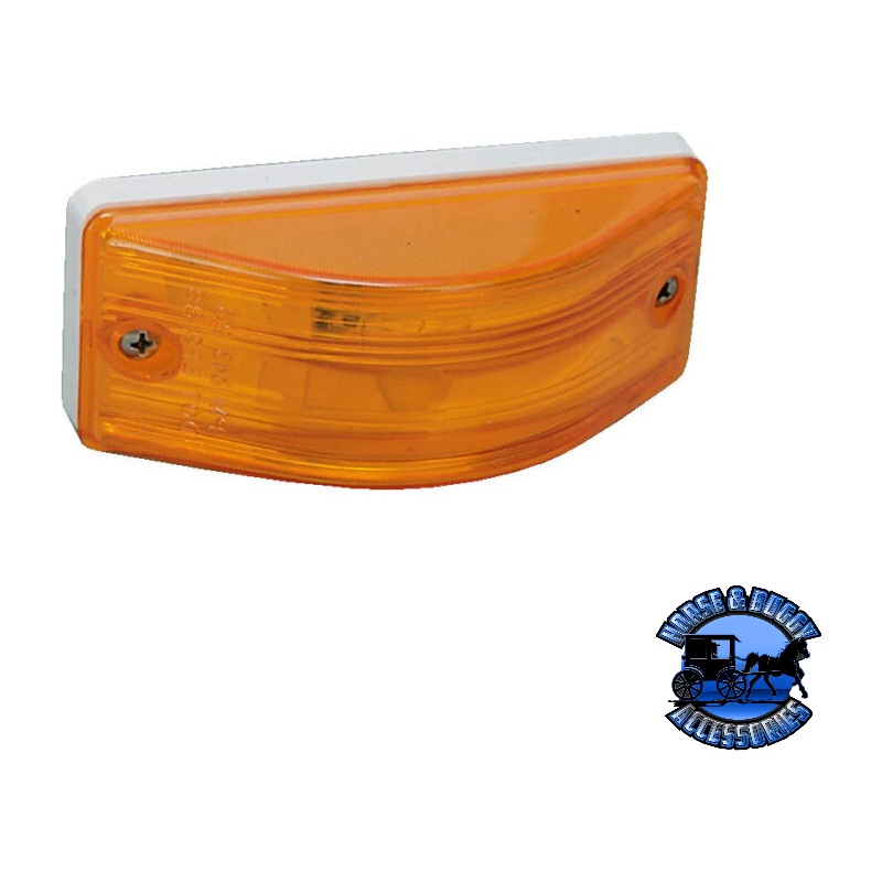 343A 5.5×2.25 Amber Incandescent Turn Signal/ Side Marker, Oblong