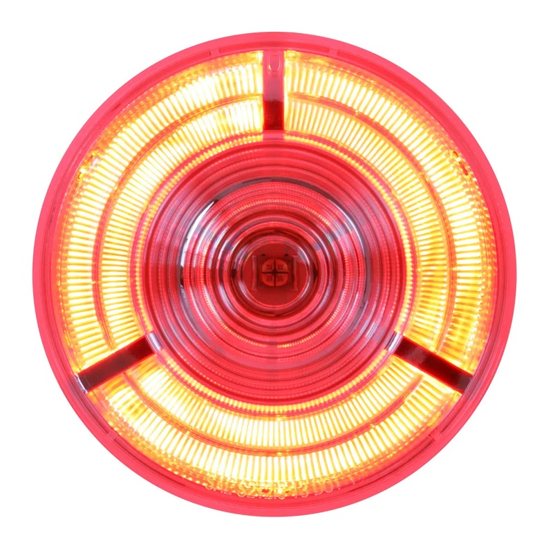 4 PRIME RED/CLEAR 7 LED SEALED LIGHT