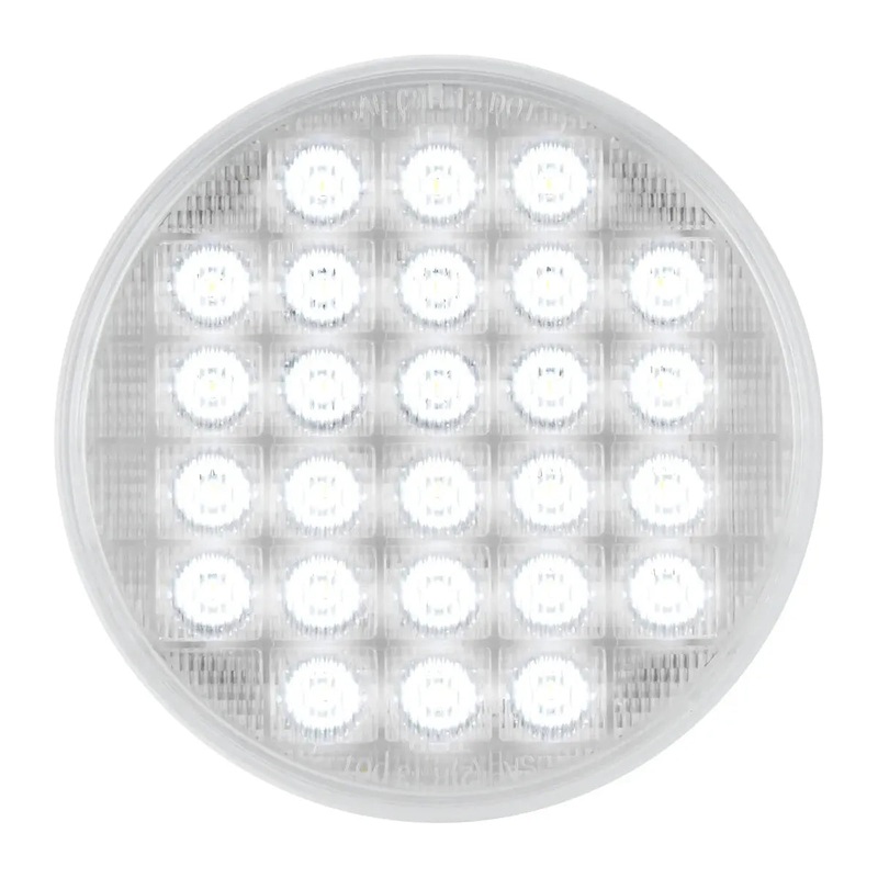 4 SMART DYNAMIC WHITE/CLEAR 26 LED SEQUENTIAL SEALED LIGHT