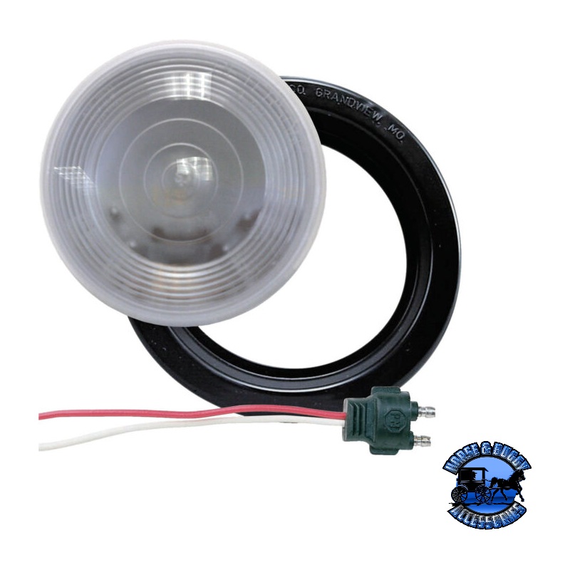 415K 4 White Incandescent Backup, Round, Kit