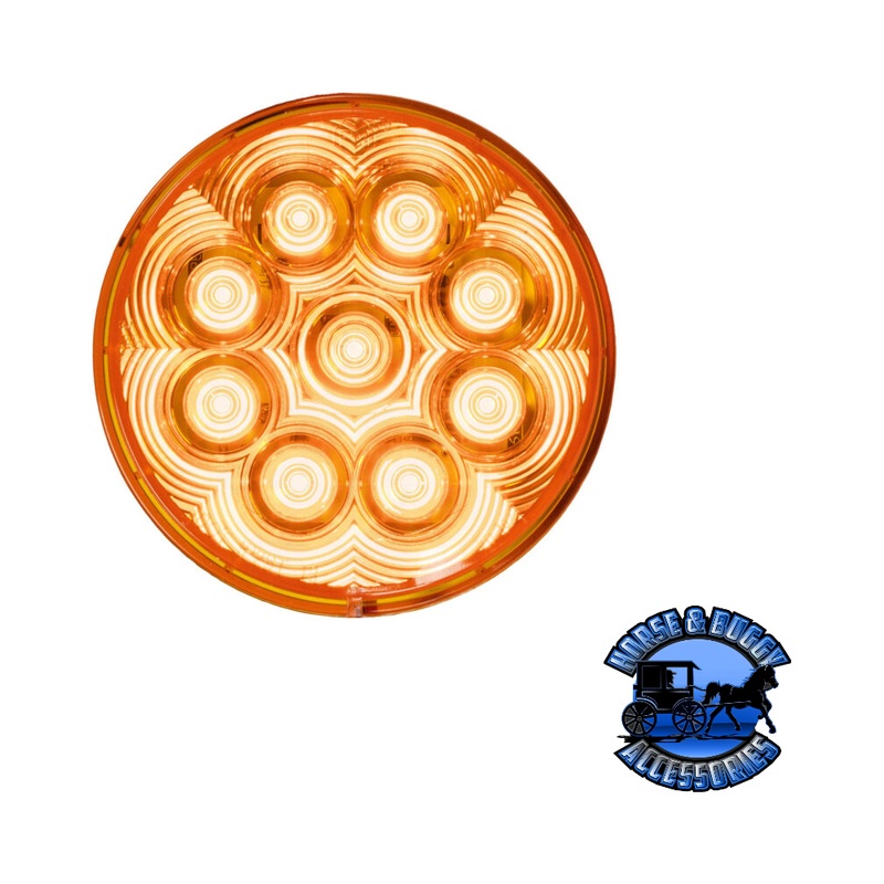817SA-9 LED Strobe Light, Round, AMP, Grommet-Mount, Class 1, 4, Multi-volt, amber
