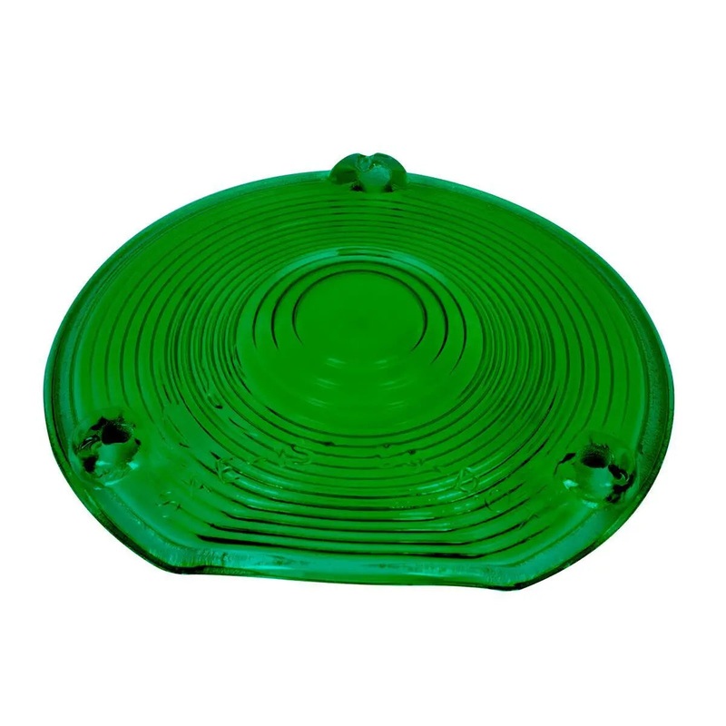 4 GREEN CLASSIC GLASS LENS FOR COMBINATION LIGHT