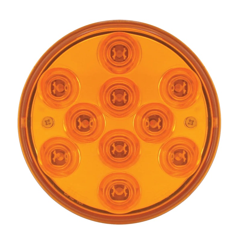 4 MEGA 10 PLUS AMBER/AMBER 10 LED LIGHT