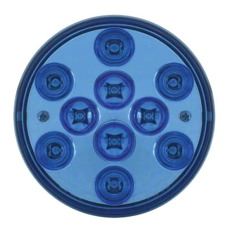 4 MEGA 10 PLUS BLUE 10 LED SEALED LIGHT