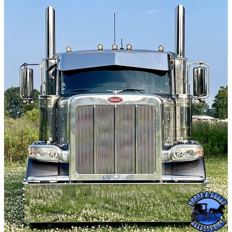 Rollin Low 13×9 Reverse bowtie Visor (Kenworth T680, T880, W990) (Peterbilt 567, 579, 589)  #3004