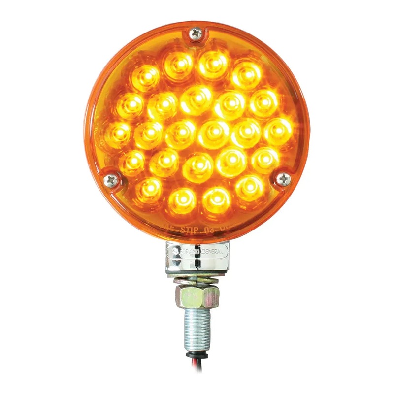 4 PEARL 1 FACE AMBER/AMBER 24-LED LIGHT