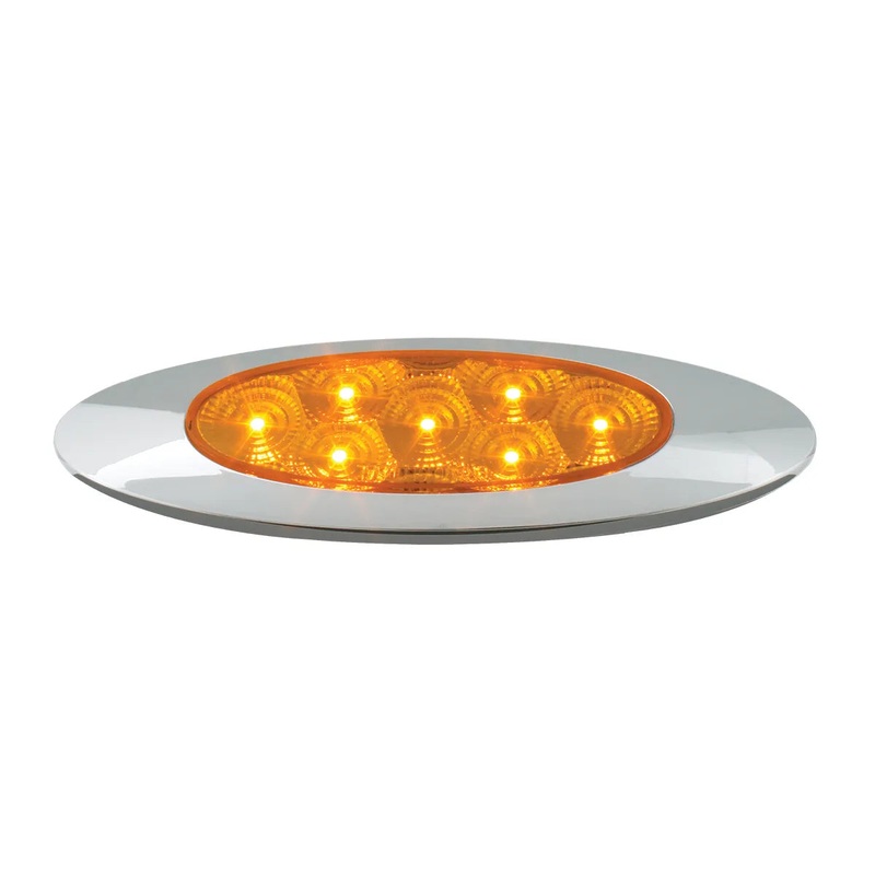 77845 ULTRA THIN SPYDER Y2K AMBER/ AMBER 7 LED LIGHT, HIGH/LOW 3W