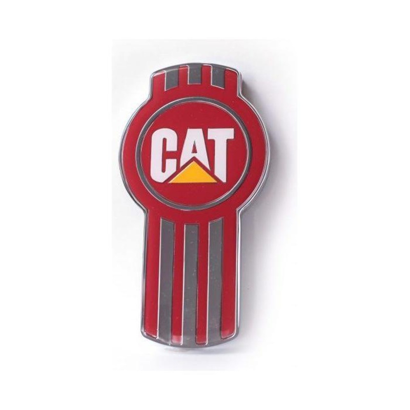CK-EMKCAT-CRWY KW/CATERPILLAR LOGO EMBLEM CHR/RED-450/WHITE-108/YERLLOW-235