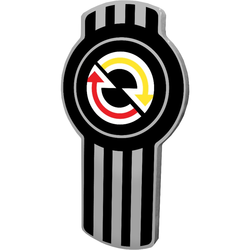 KW/DETROIT EMBLEM CHROME/BLACK (190)