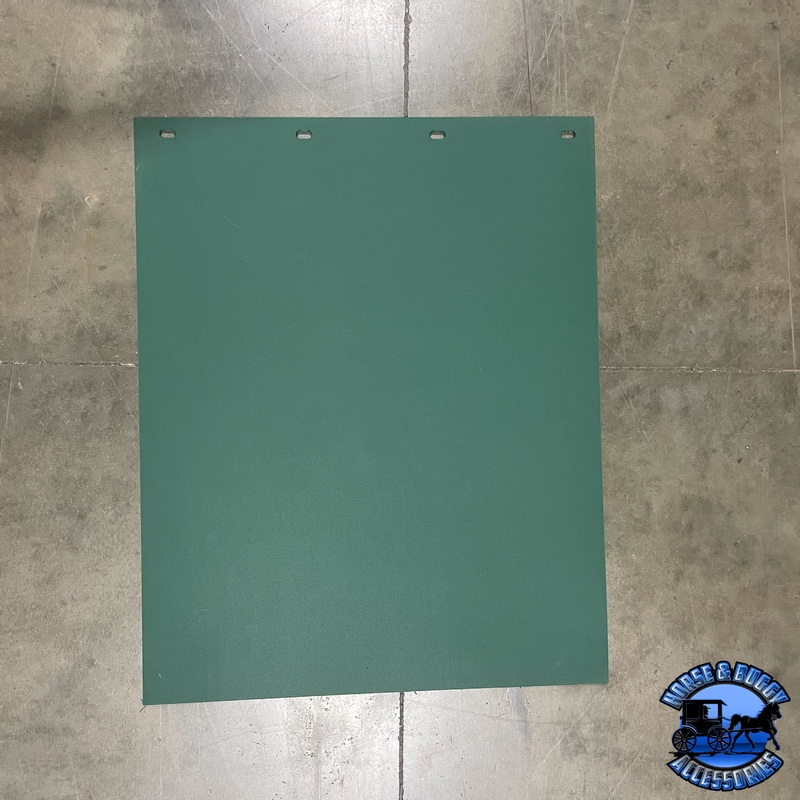 MUD-162430-100 1/4” GREEN PLASTIC MUDFLAP (24” X 30”) Smooth