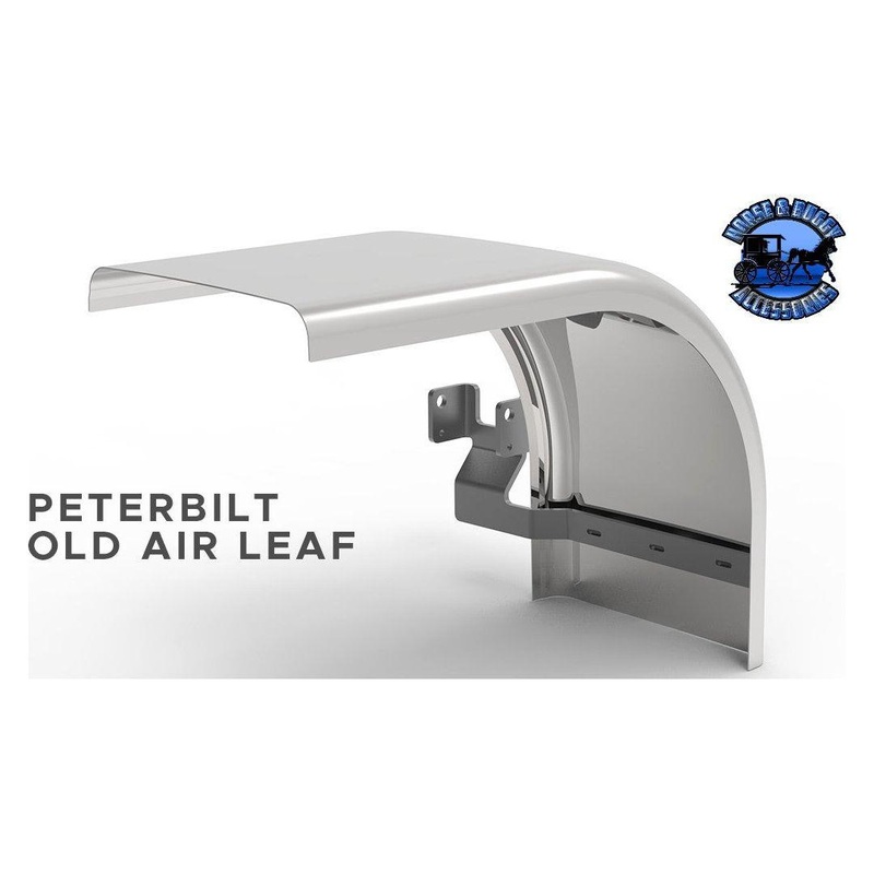 Shift Blind Mount brackets for Half Fenders Peterbilt (AIR LEAF) (Check item measurement)