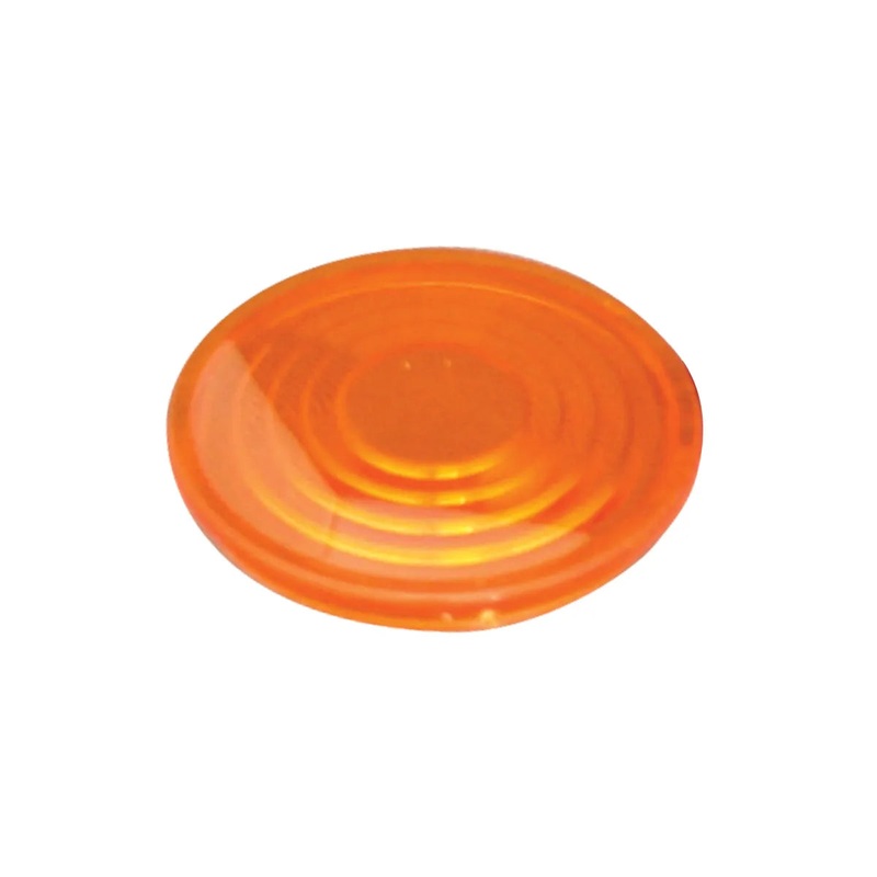 1 Round Dome Light Lens for Peterbilt (amber) #68970